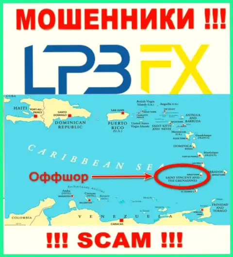 ЛПБФХ безнаказанно лишают средств, потому что расположены на территории - Saint Vincent and the Grenadines