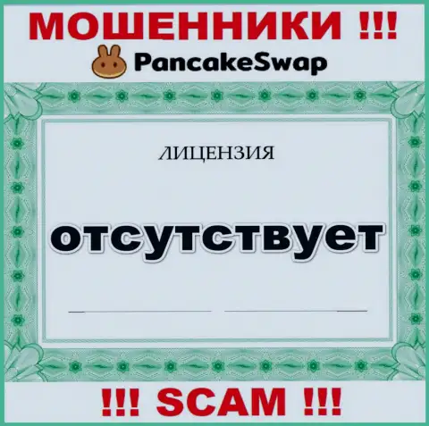 Инфы о лицензии ПанкэйкСвоп на их официальном web-портале не размещено - это РАЗВОДИЛОВО !!!
