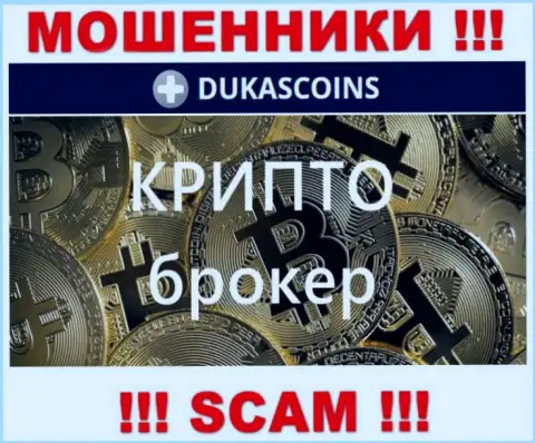 Тип деятельности интернет мошенников ДукасКоин - это Crypto trading, однако имейте ввиду это надувательство !!!