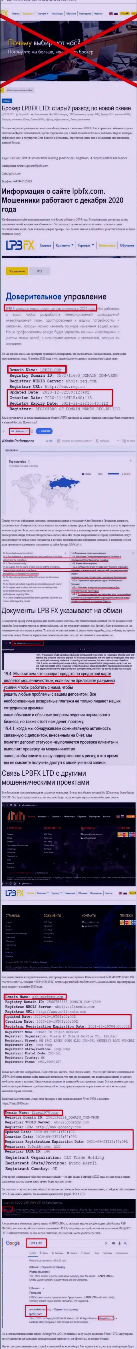 LPBFX Com - это разводняк, финансовые средства в который если вдруг отправите, то забрать назад их не получится (обзор неправомерных действий)