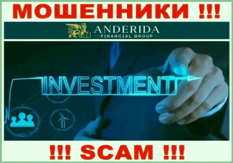 Anderida Financial Group жульничают, предоставляя незаконные услуги в сфере Investing