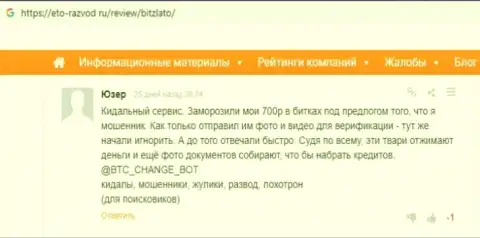 Будьте очень бдительны с выбором компании для вложений, Bitzlato обходите десятой дорогой (отзыв)