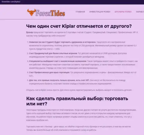 Ключевая информация о Форекс-компании Kiplar Com на веб-сервисе форекстидес ком