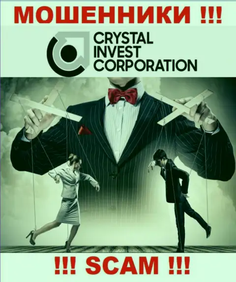TheCrystalCorp Com - КИДАЛОВО !!! Заманивают доверчивых клиентов, а после этого воруют их вложенные деньги