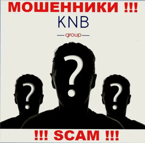 Нет ни малейшей возможности узнать, кто именно является прямыми руководителями конторы KNB Group Limited - это явно мошенники