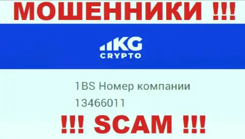 Регистрационный номер конторы КриптоКГ, в которую деньги советуем не вкладывать: 13466011