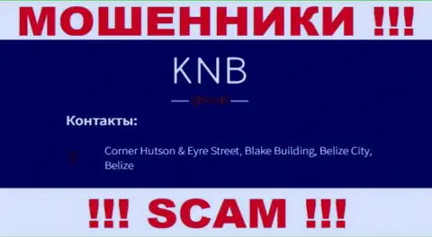 ОСТОРОЖНО, KNB Group отсиживаются в оффшорной зоне по адресу - Корнер Хатсон и Эйр Стрит, Блейк Билдинг, Белиз-Сити, Белиз и оттуда крадут денежные активы