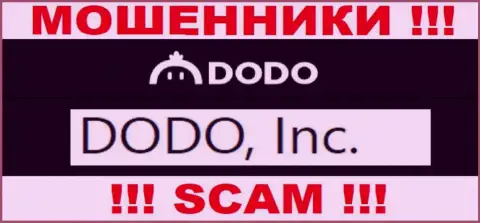 Додо Екс - это воры, а владеет ими DODO, Inc