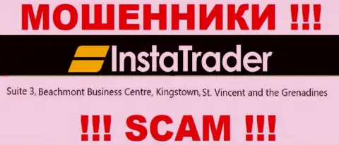 Suite 3, Beachmont Business Centre, Kingstown, St. Vincent and the Grenadines - это оффшорный юридический адрес ИнстаТрейдер Нет, откуда МОШЕННИКИ лишают средств людей
