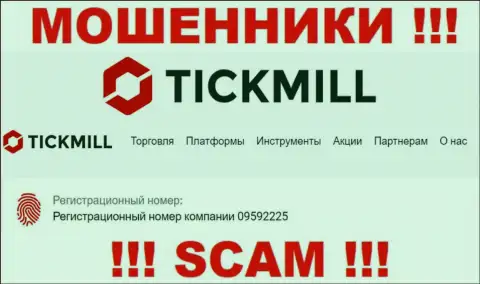 Наличие номера регистрации у Tickmill Com (09592225) не значит что контора добропорядочная